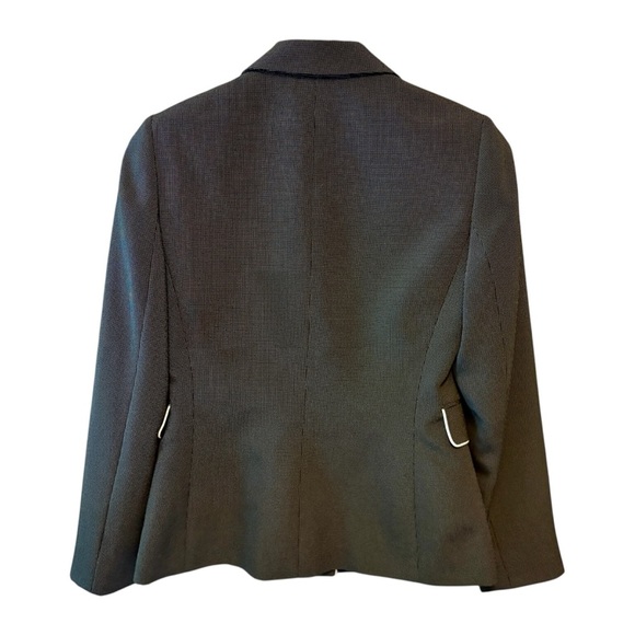 TAHARI Women's Black White Dot Print Lined Tailored Blazer/Jacket size 4 Petite - Picture 7 of 11
